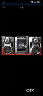 Sony music system speaker vx77