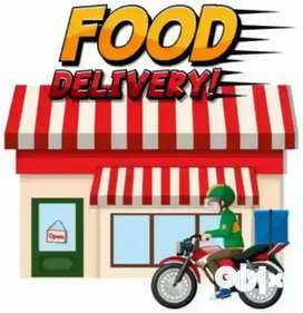 Food delivery boy biker and cyclest part time or full time job meerut