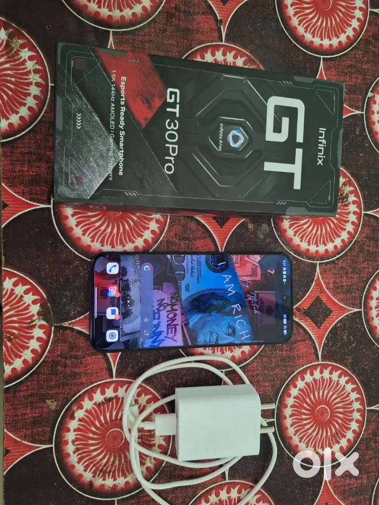 Infinix GT 30 Pro  12 256 GB 3 weeks phone box bill available