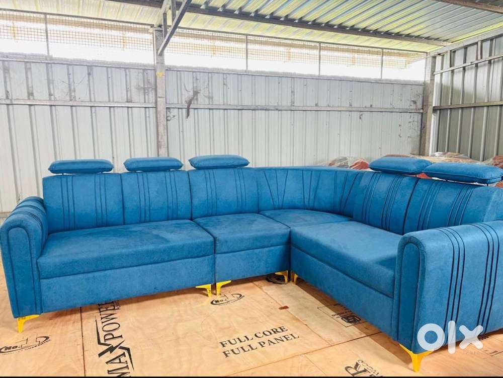 L corner sofa with 1 year warranty