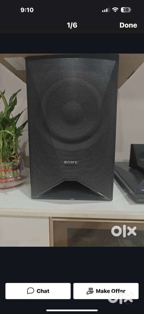 Sony home theatre rarely used