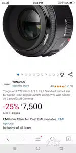 Yongnuo EF YN 50mm F/1.8 1:1.8