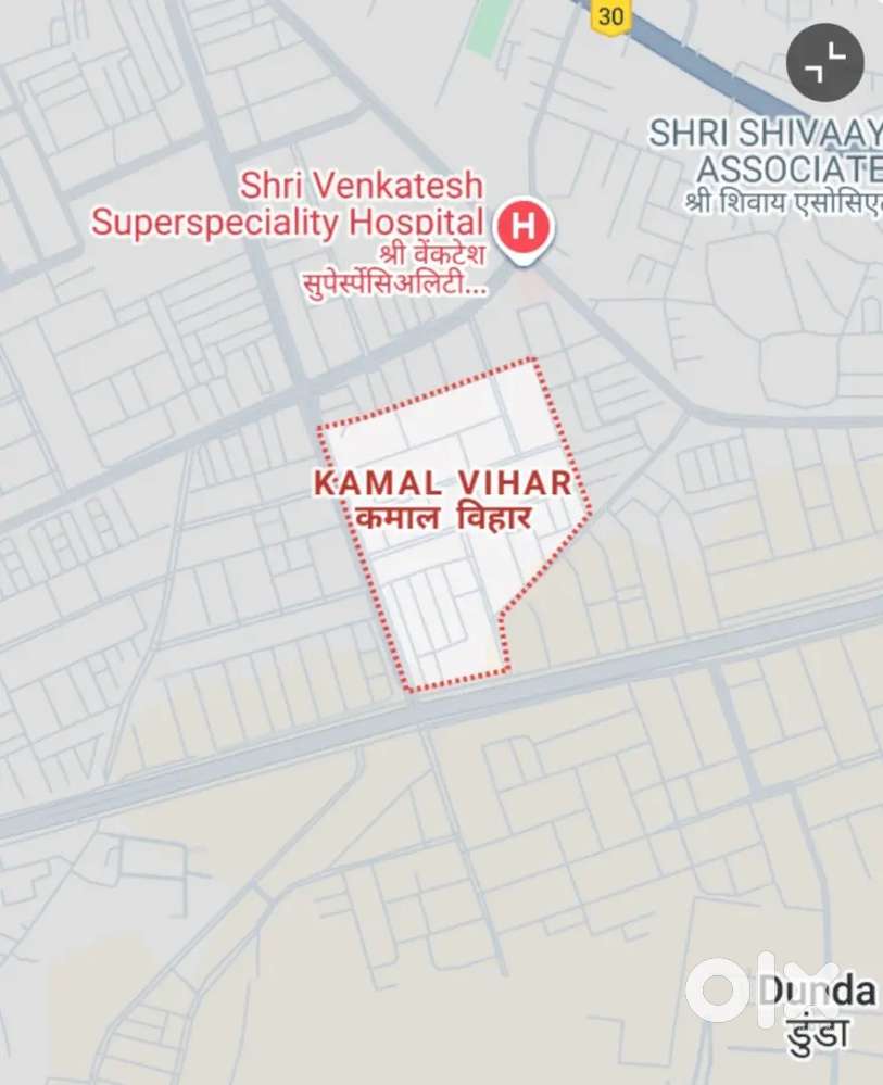 प्रीमियम प्लॉट कमल विहार सेक्टर 6 east गार्डन फेसिंग इस प्लाट