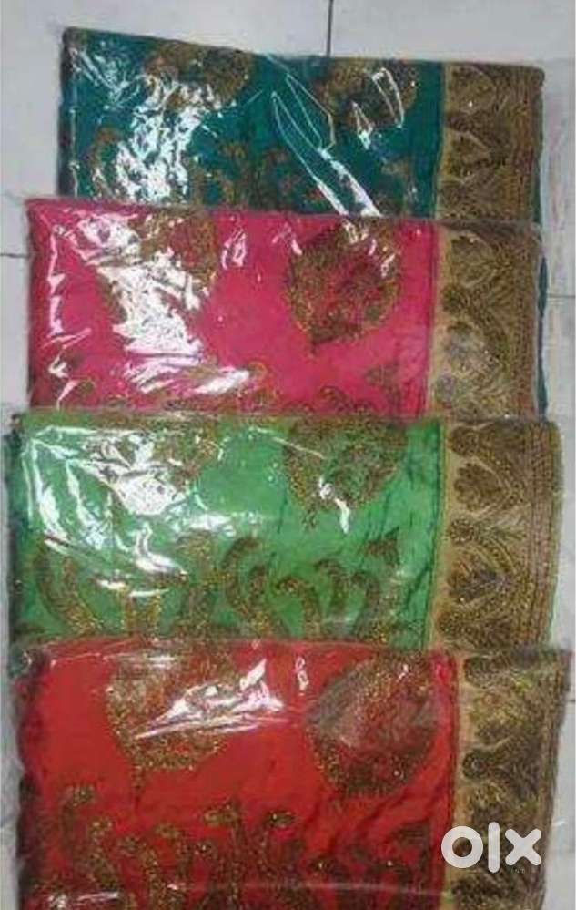 Bulk saree cotton, chiffon and mens cloth set for sale clearance