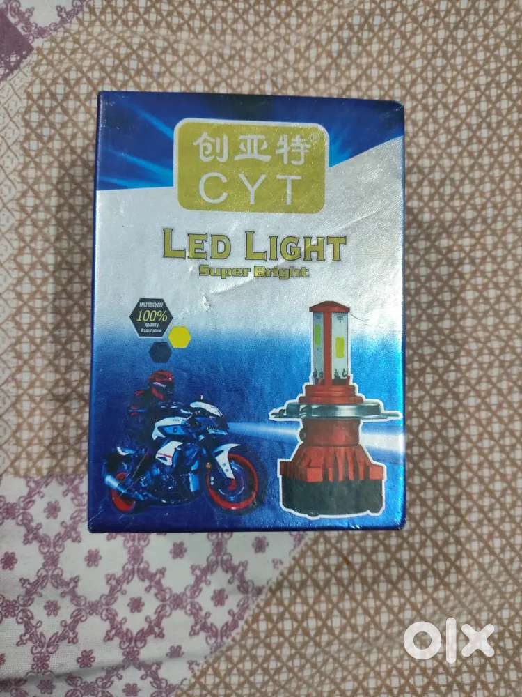 CYT LED light/headlight with fan for bike and scooter