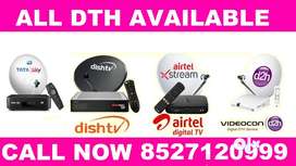All DTH Available Best Rate Sky DishTV Airtel Videocon D2H Tatá   Play