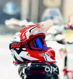 SMK ALTERRA X-POWER HELMETS - GLOSS RED WHITE BLUE