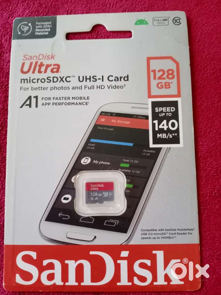 SanDisk Ultra Original 128GB Memory Card for Sale