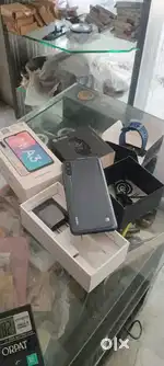 mi mobile phone with bill box and noice smart  watch with bill