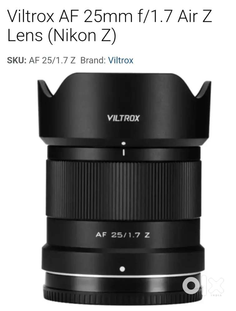 Viltrox AF 25mm f/1.7 Airz Nikon Lens