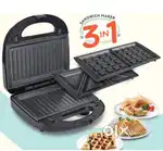 Prestige 3 in 1 toaster, griller and waffle tray