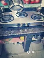 A gas chula with three burner
