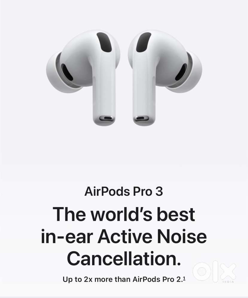 Apple Airpods Pro 3 Indian with bill 1 year warranty fix price