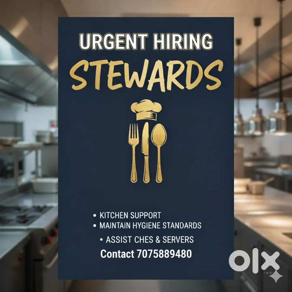 We are Hiring Stewards / Service