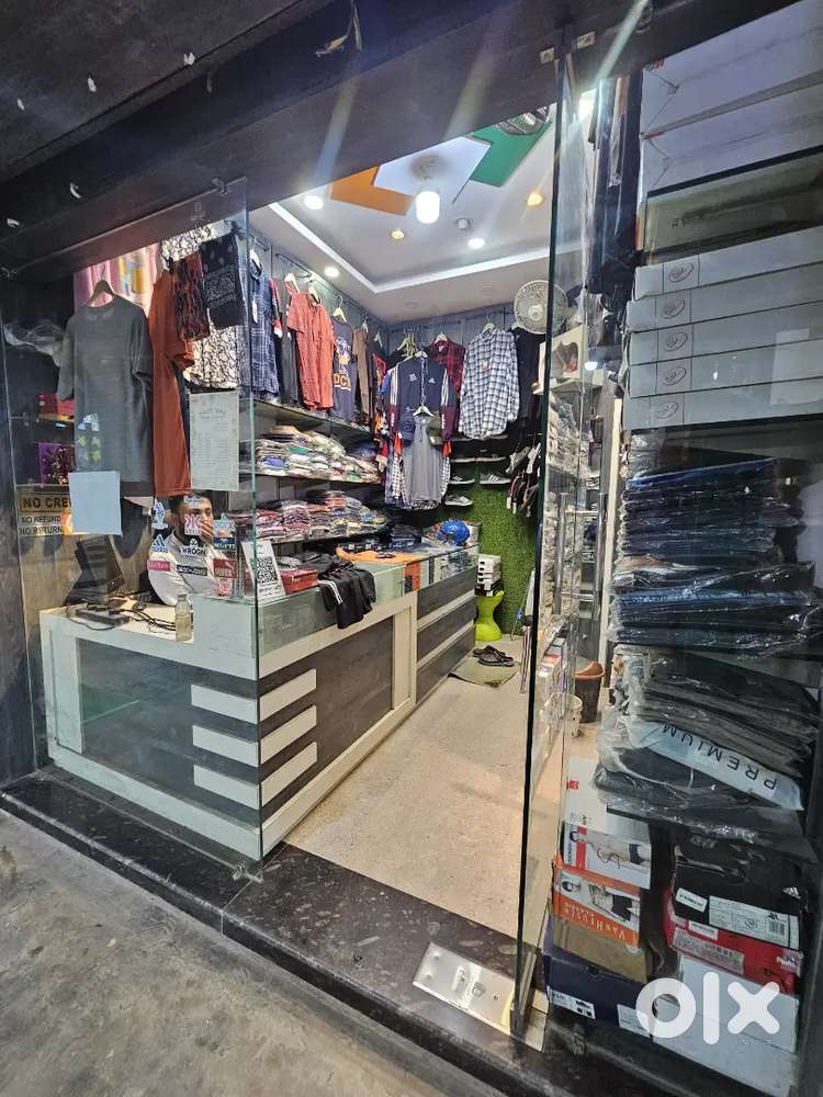 Shop furniture and cloths for sell