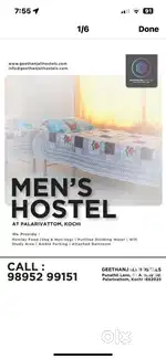Accommodation available for mens/gents/students