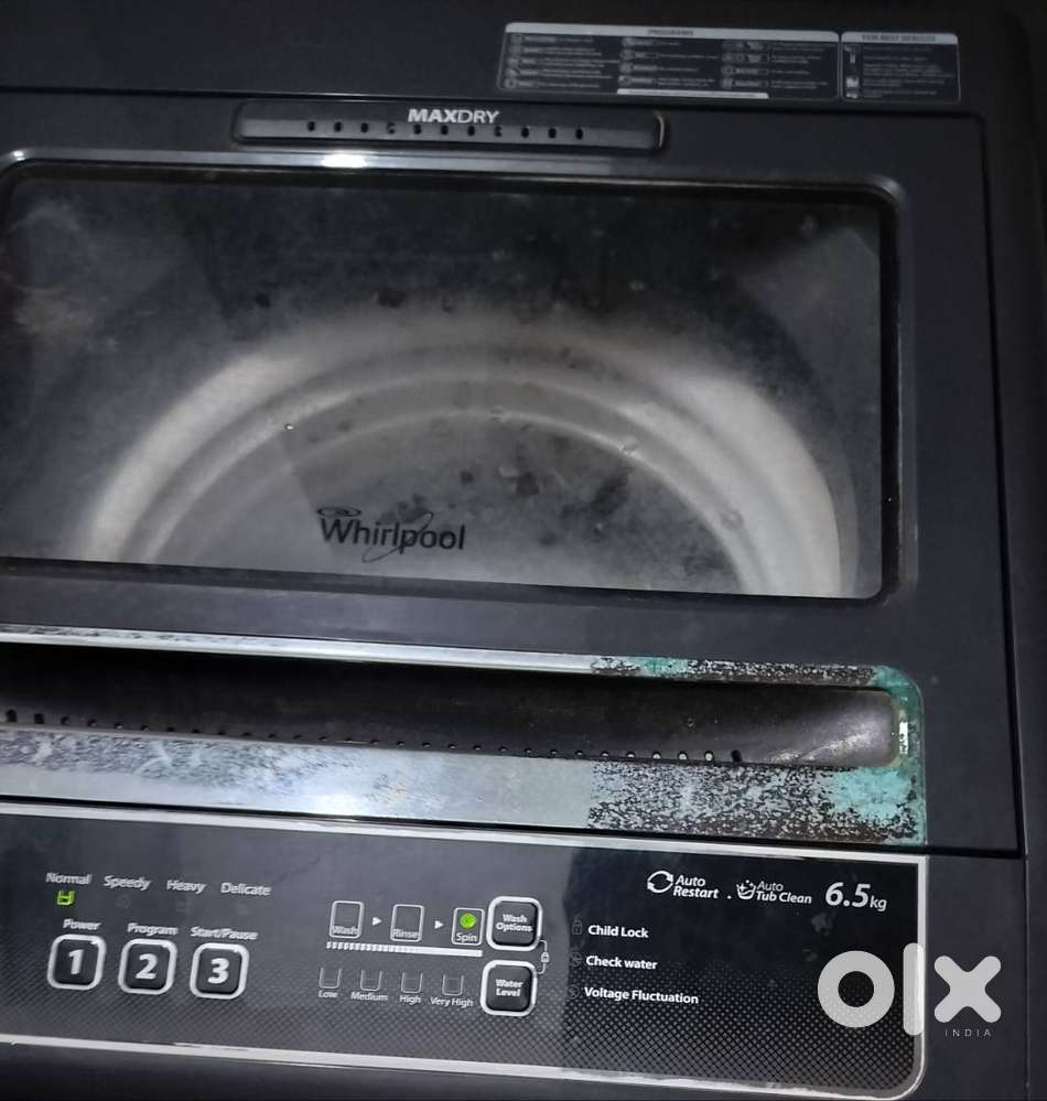 Whirlpool top loading fully automatic 6.5 kg