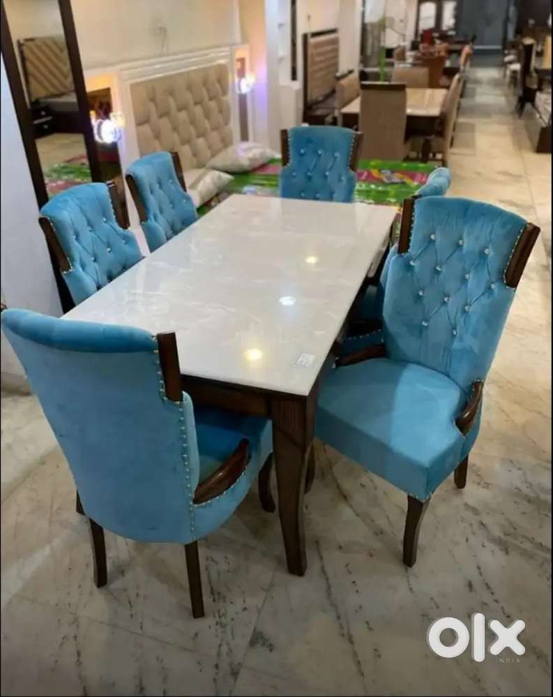 6 CHAIRS DINING TABLE AVAILABLE IN STARF FURNITURE