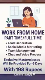 Work from home :{network marketing} flexible times , Do smart work ..