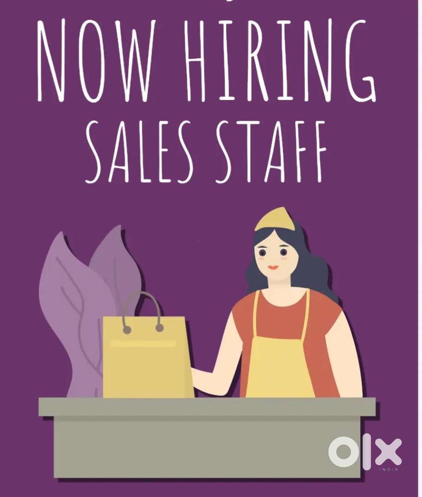 Job for sales girl staff Ready to wear kurthi store vacancy