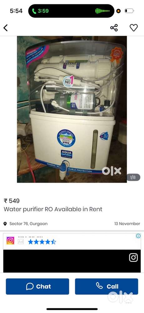 Water Purifier both Non Electric and Electric