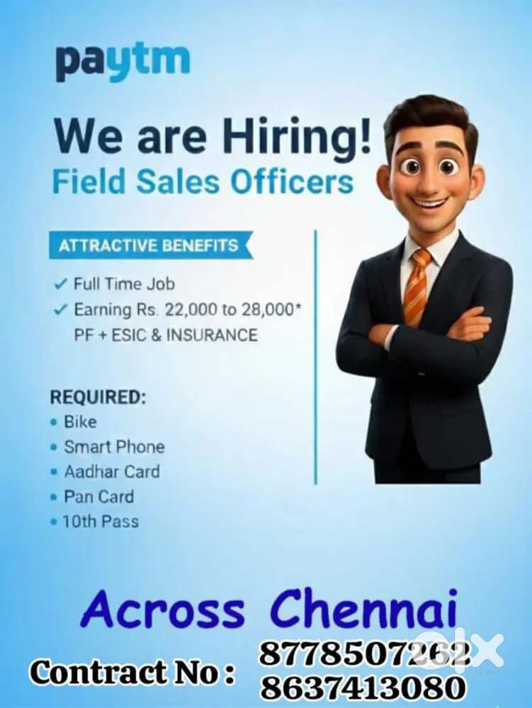 Paytm Field Sales Exicutive