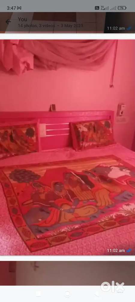 King size double bed