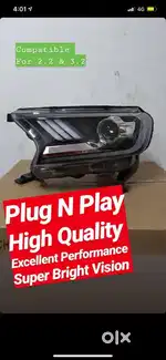 Ford endeavour led projector headlamps mustang style