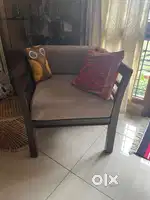 3+2 burma teak solid wood sofa set