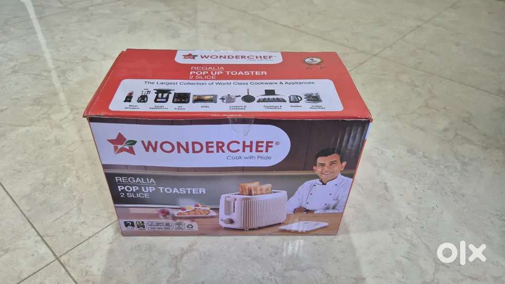 Wonderchef Pop up Toaster - Box Packed, Brand new unused