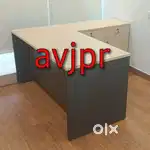 New L-Shape Office Counter – Stylish & Spacious, office table