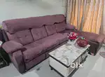 1 year old sofa good condition comfortable material and soft sponge