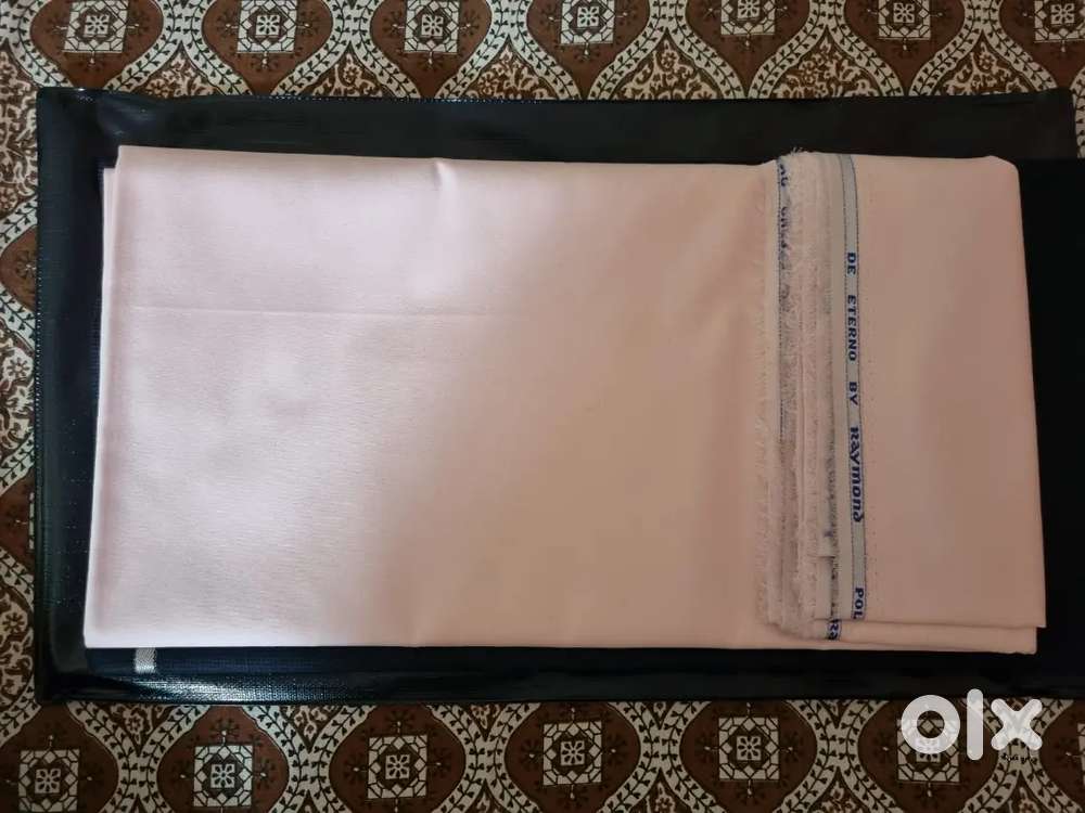 RAYMOND UNSTITCHED COTTON BLEND SHIRT AND TROUSER FABRIC SOLID