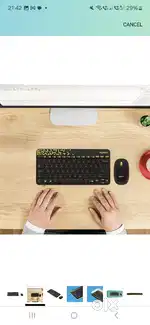 Logitech mk240 nano wireless keyboard for sale