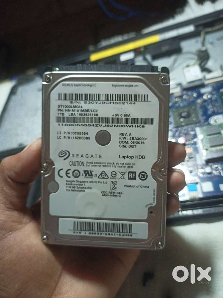 Seagate 1TB Laptop Hard Drive – 100% Working Condition