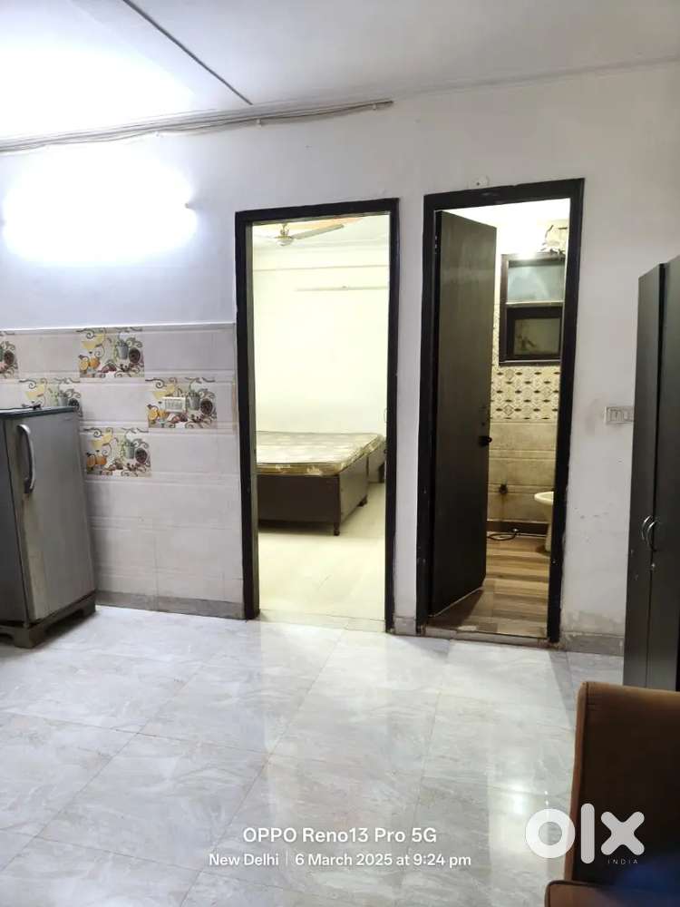 1bhk fully furnished flat for rent near metro in New Ashok Nagar