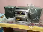 Philips 400 w pmpo stereo tape recorder with one cd playbacktwospeaker