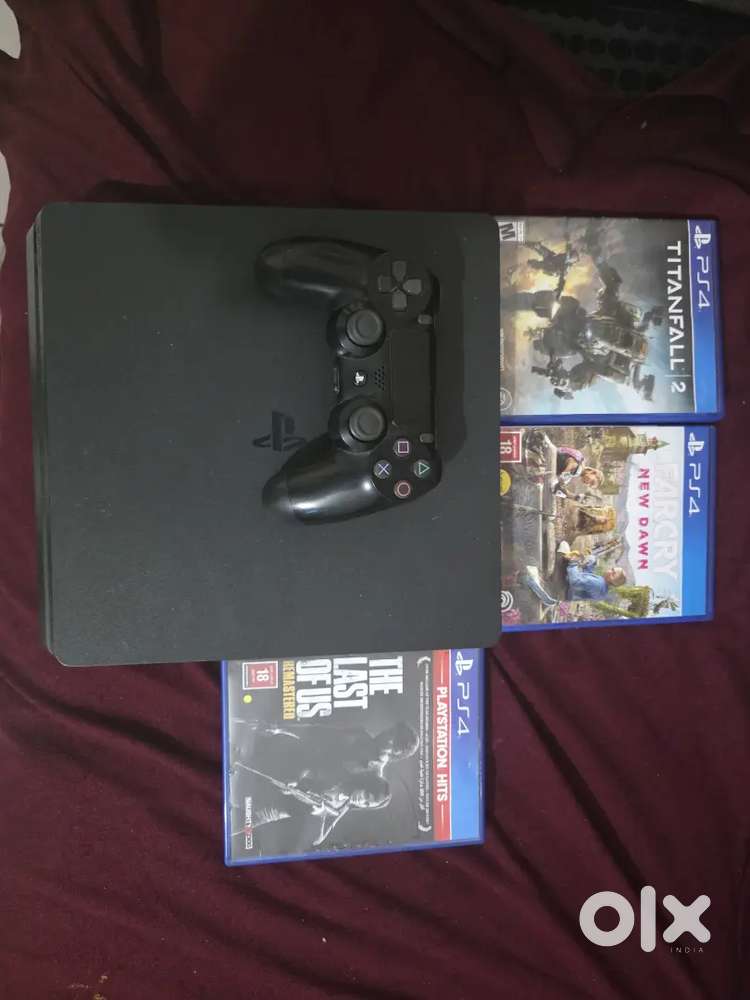 Ps4 slim 1tb 3 games