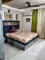 Sharing flat for girl furnished flat with lift peermuchala dhakoli