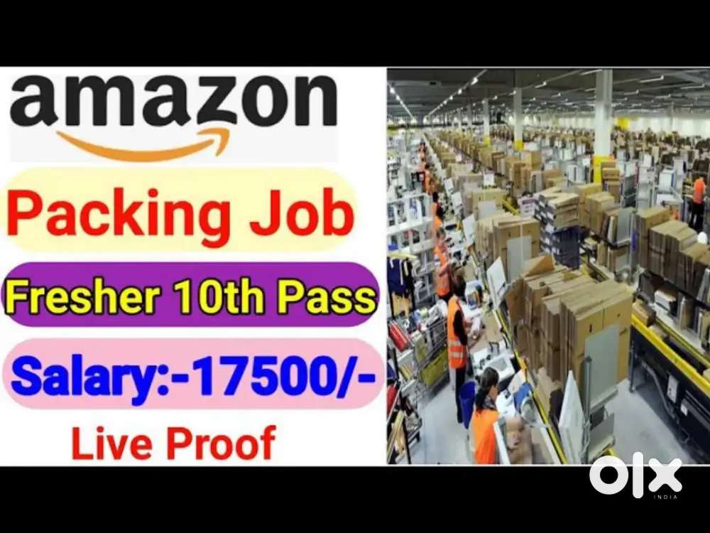 SCANNING / PACKING / HELPER / JOB IN WAREHOUSE IN LUCKNOW LOCATION.