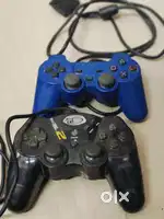 Sony PlayStation 2 dual shock wired controller and mad cat controller