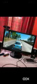 Two monitor ,+intel core i3 cpu , 128 GB SSD, 8 GBDDR3 RAM, KEYBOARD
