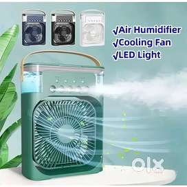 Portable mini fan AC for instant cooling! Perfect for home & travel.