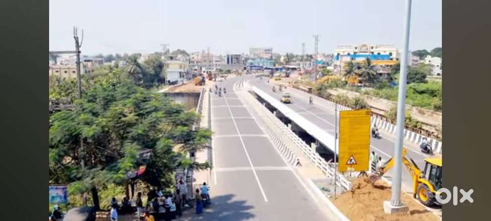 On road plot for sale