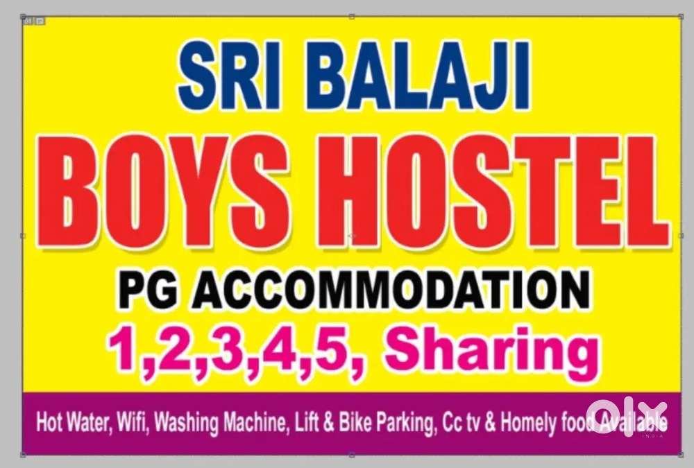 Boys hostel for cooking master