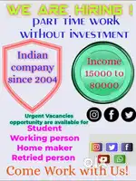 Work from Home, 18 years above interested candidates can apply