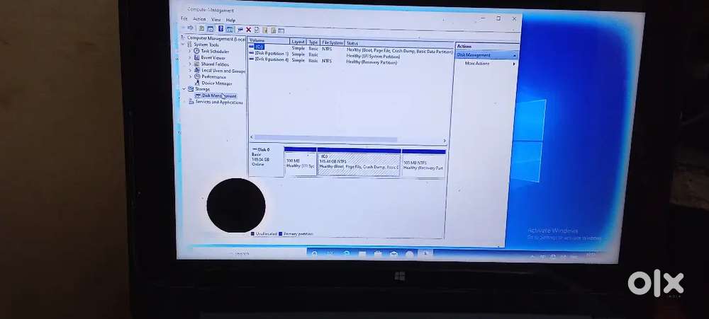 Laptop and desktop in working condition
