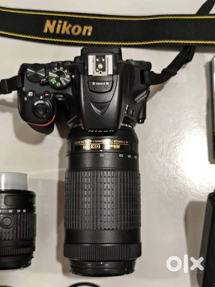 Nikon D5600 with 18-55mm and 70-300mm lens
