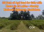 35 to 85 cent Agricultural Lands for Sale in Hotspot of Cuddalore.