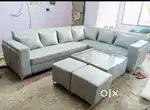 Sofa Today only buy new sofa 8500, L size sofa 13990/-Emi available
